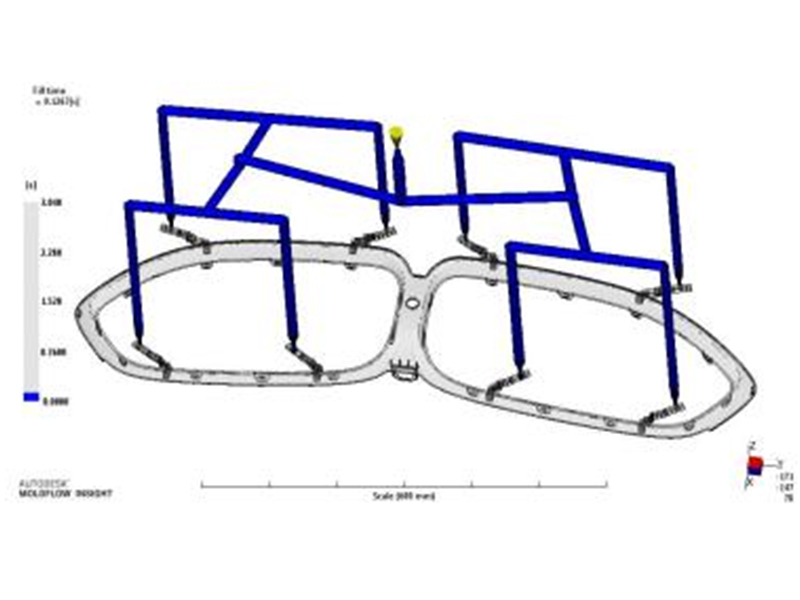 寶馬8系格柵外圈/BMW 8 Kidney Grille Ring 模具出口到歐州、Tooling export to EU
